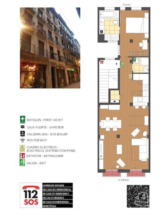 Ferienwohnung Artekale44 Bilbao Exterior foto